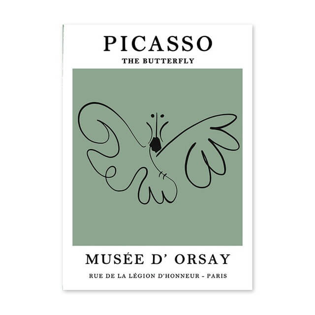 Zielony Art Mix - Plakaty na płótnie