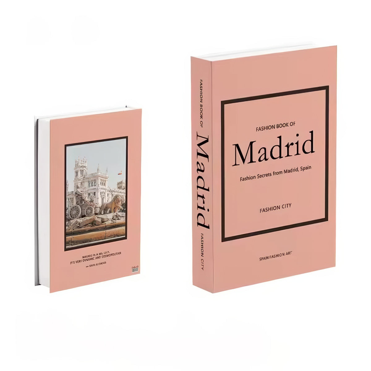 Miasto Mody Minimalistyczne Pusta Książka do Przechowywania Box