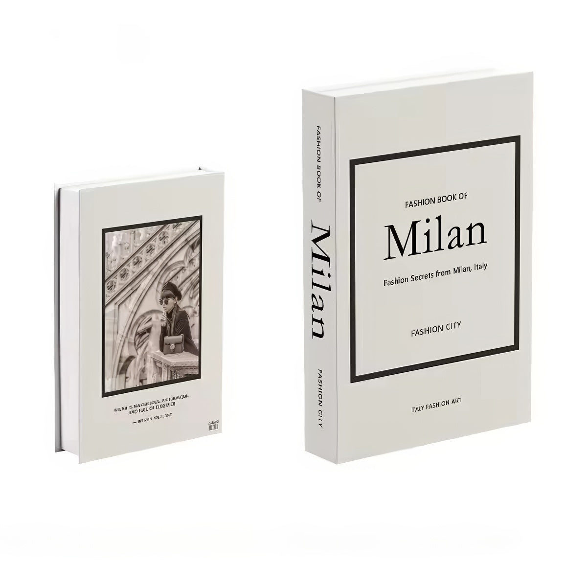 Miasto Mody Minimalistyczne Pusta Książka do Przechowywania Box