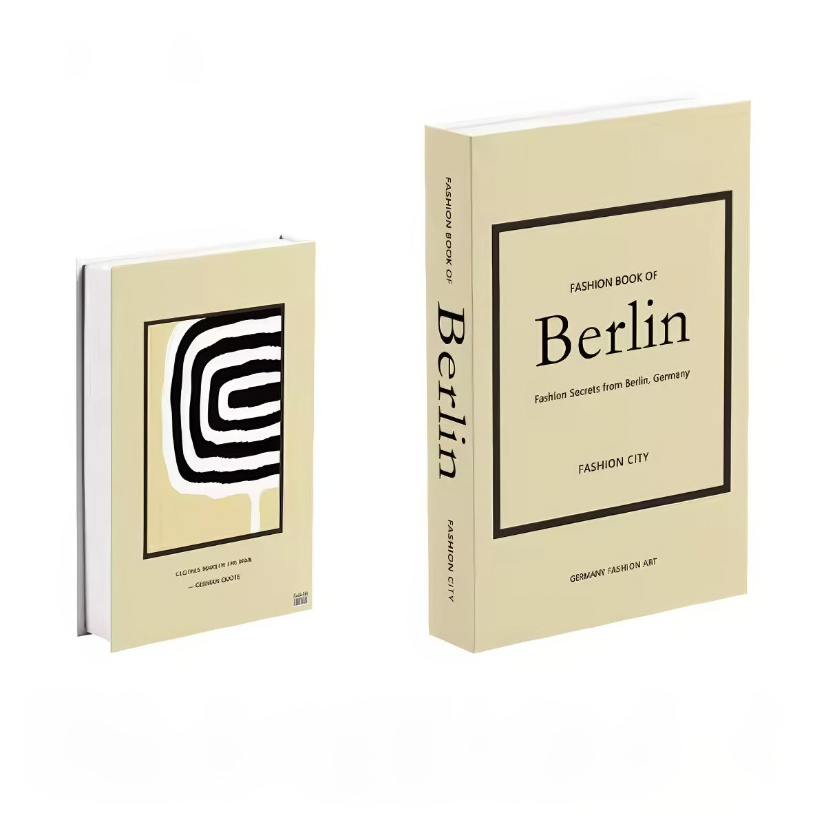 Miasto Mody Minimalistyczne Pusta Książka do Przechowywania Box