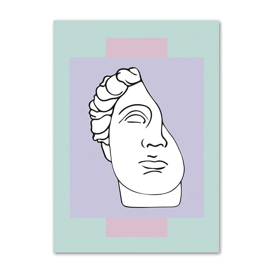 Duże plakaty mitów na płótnie