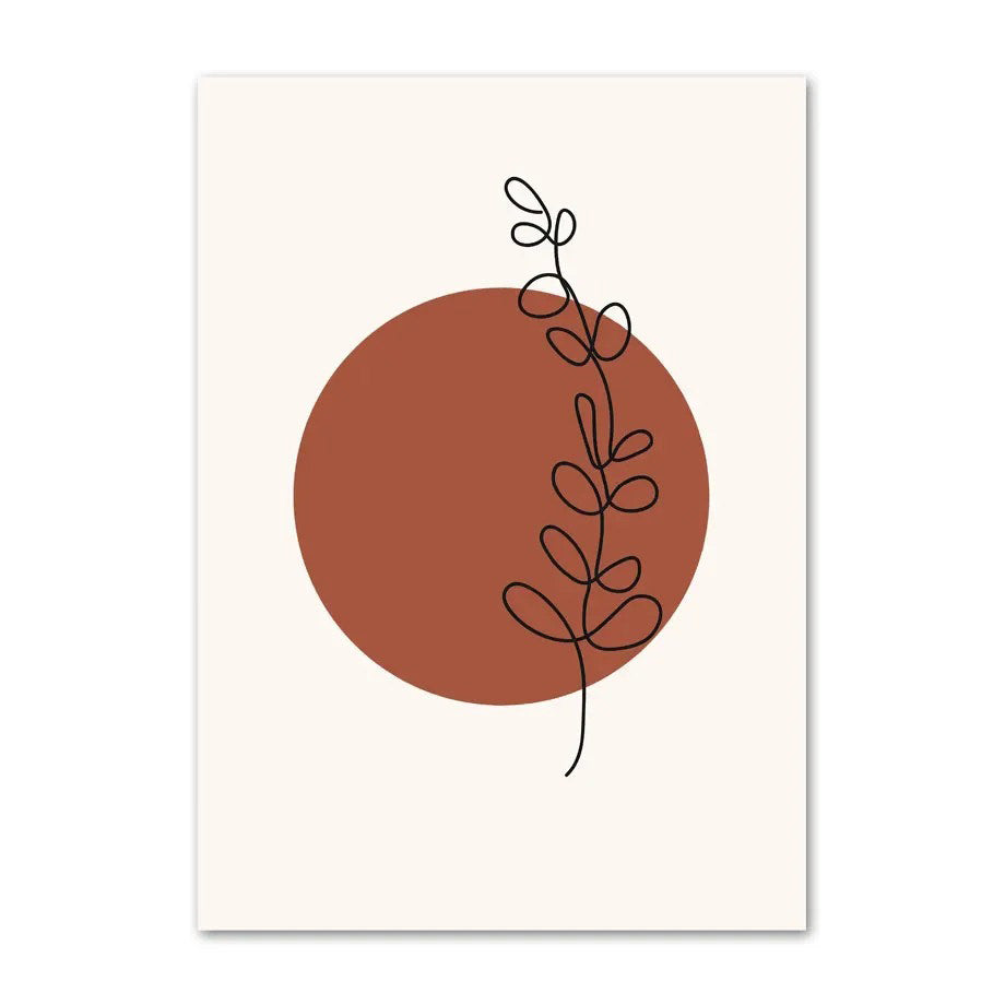 Plakaty na płótnie w stylu boho Moongirl