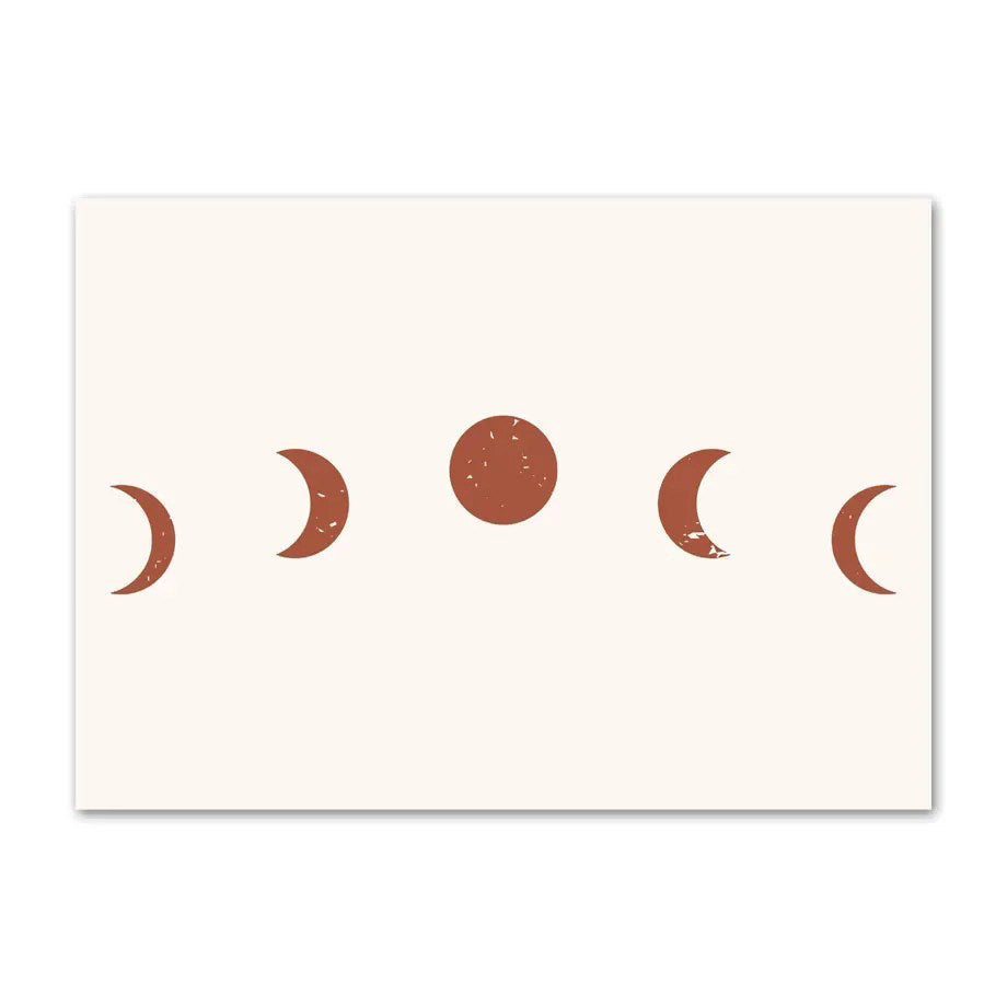 Plakaty na płótnie w stylu boho Moongirl