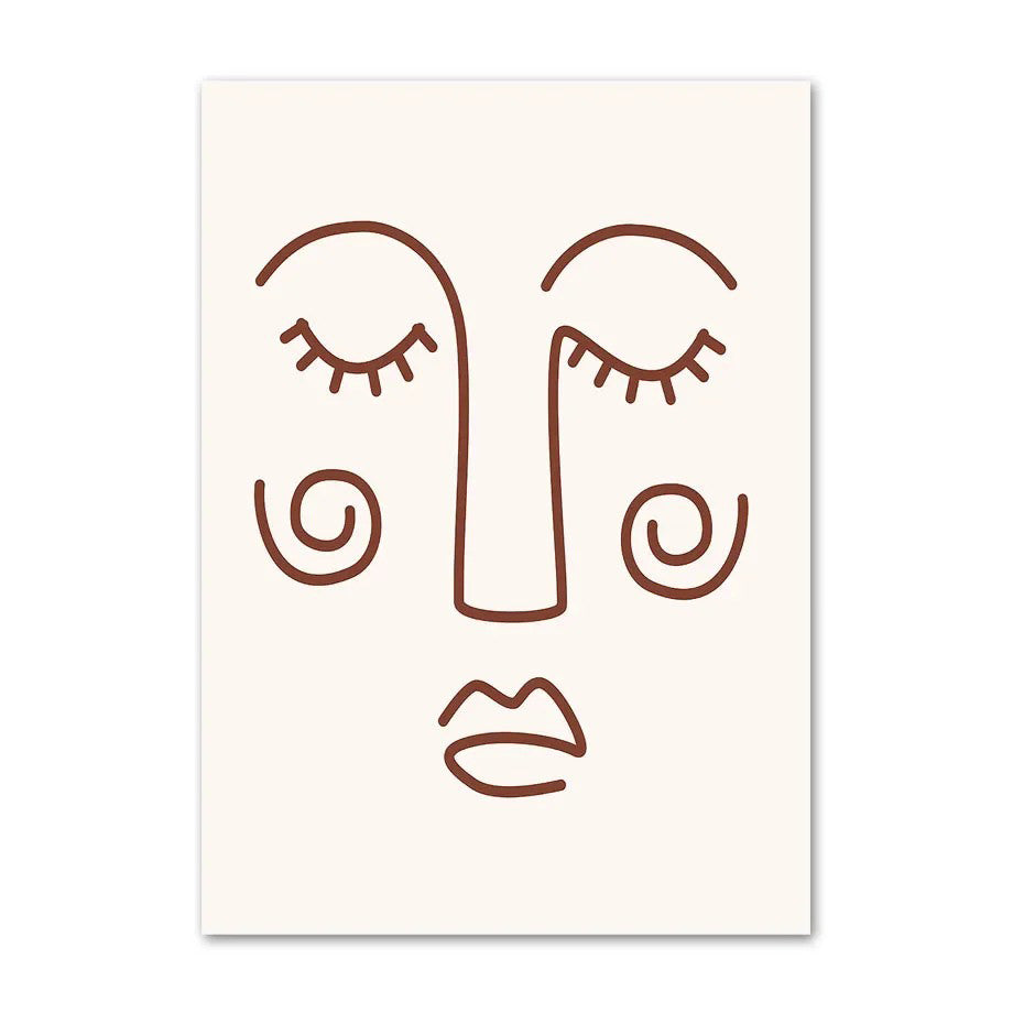 Plakaty na płótnie w stylu boho Moongirl