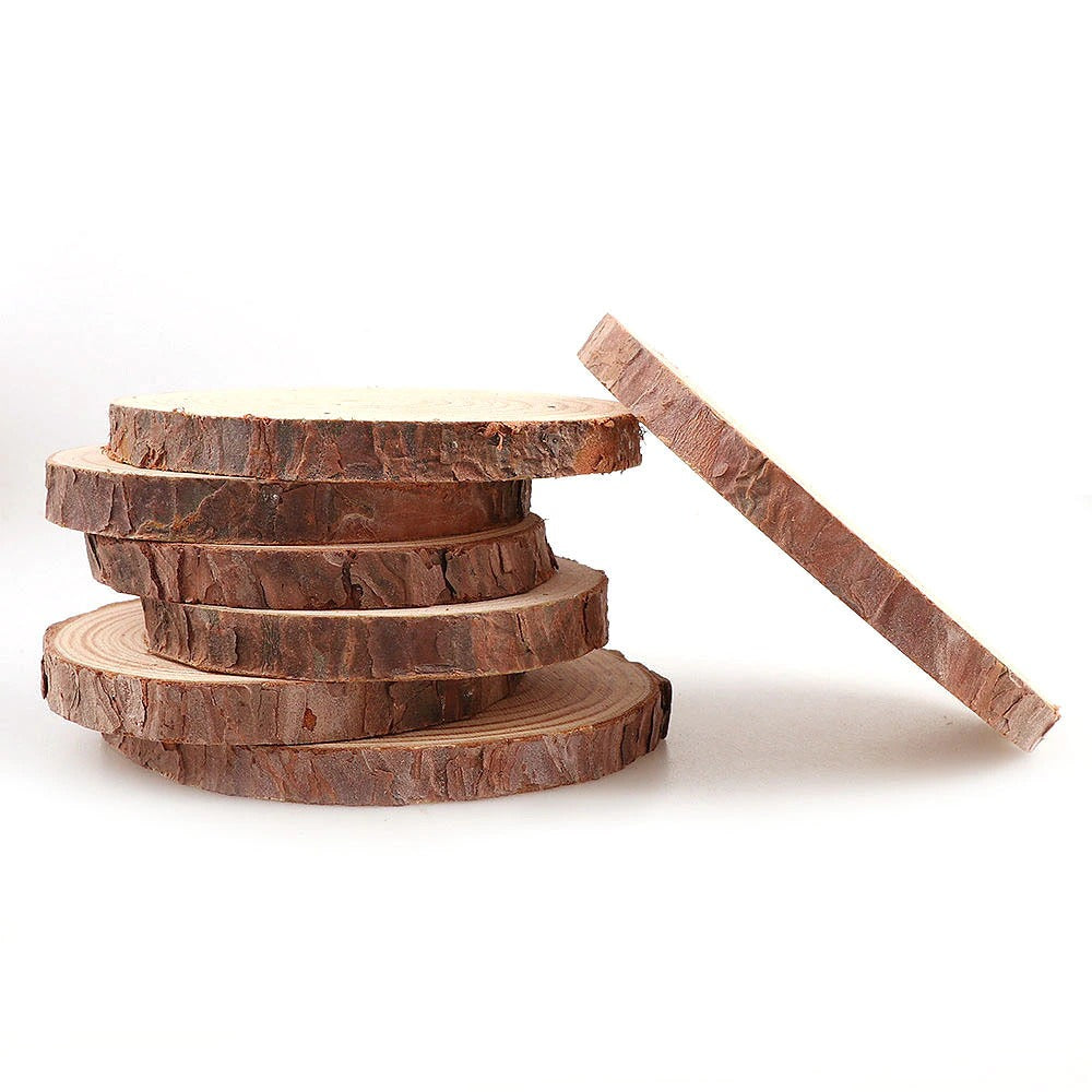 Naturalne podkładki z drewnianych plasterków