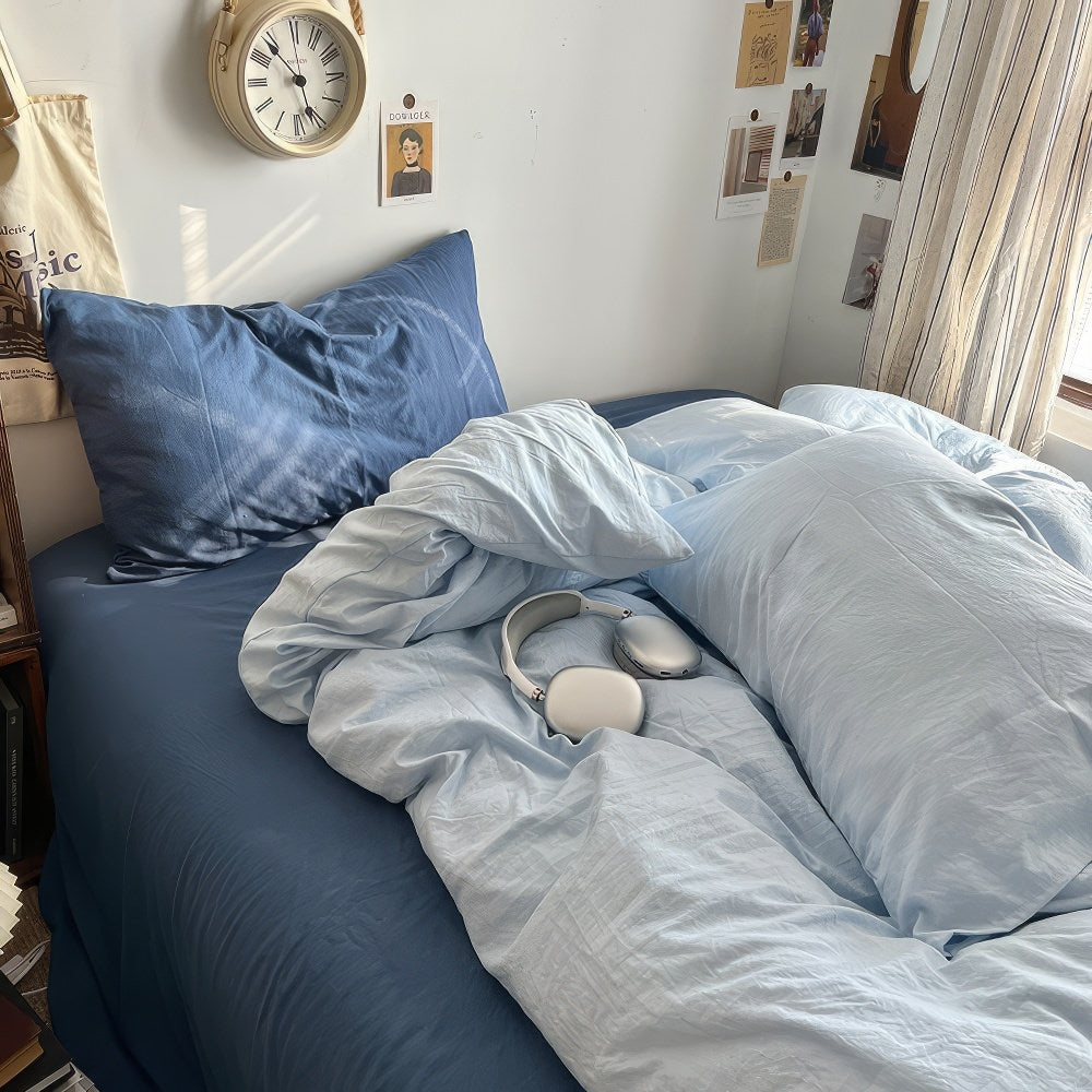 Pościel z motywem oceanu w niebieskich odcieniach