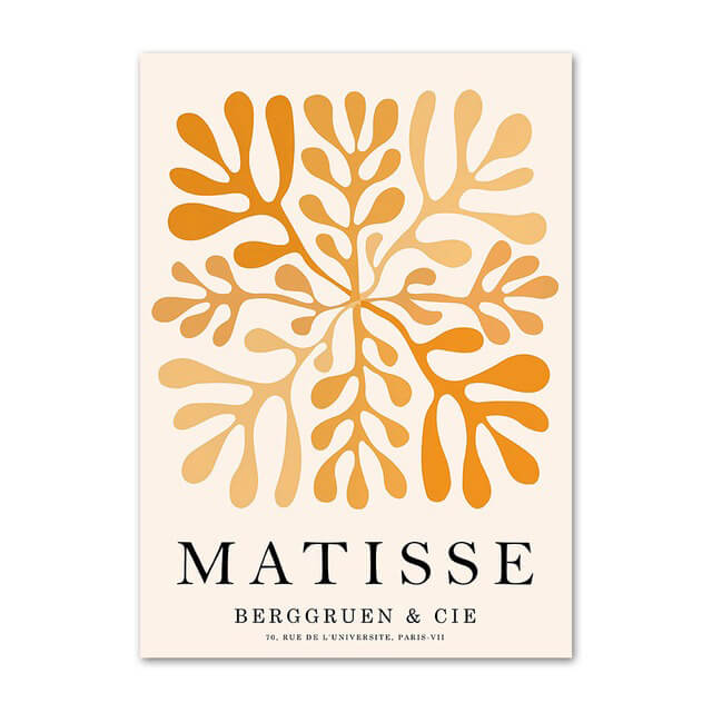 Plakaty na płótnie na ścianę w kolorze jasnopomarańczowym i niebieskim