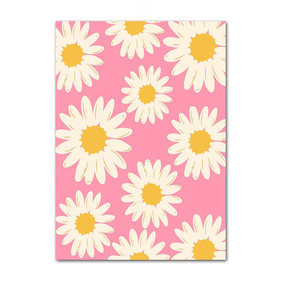 Plakaty na płótnie w pastelowym różu do galerii ściennych