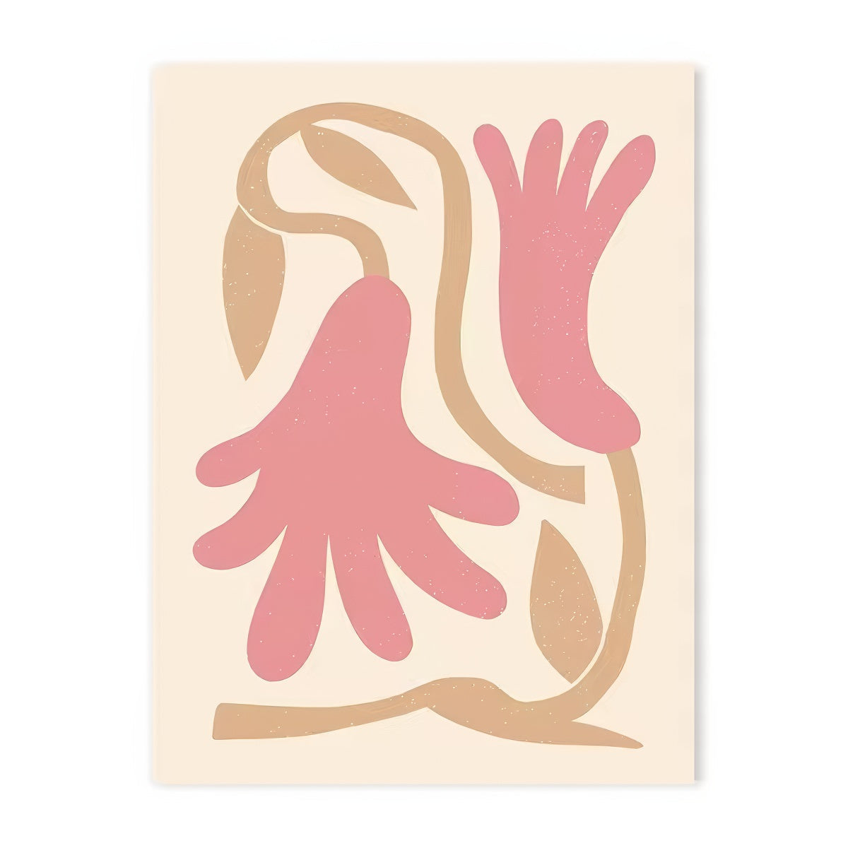 Pastelowa Kolekcja Plakatów na Płótnach z Kolazami Pozytywnych Wibracji