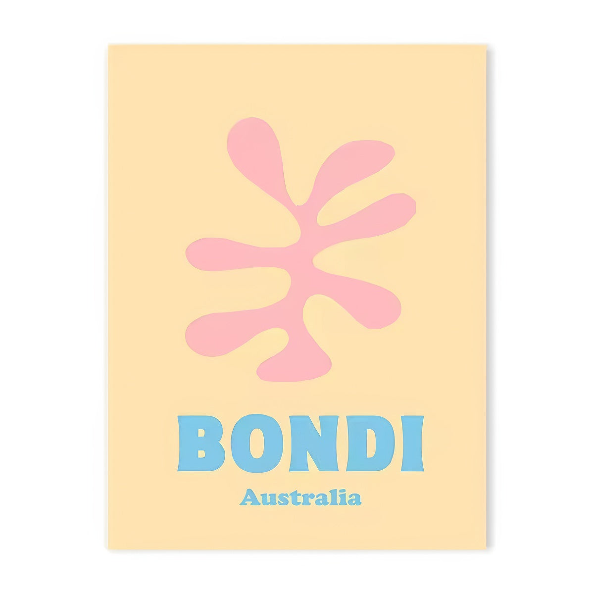 Pastelowa Kolekcja Plakatów na Płótnach z Kolazami Pozytywnych Wibracji