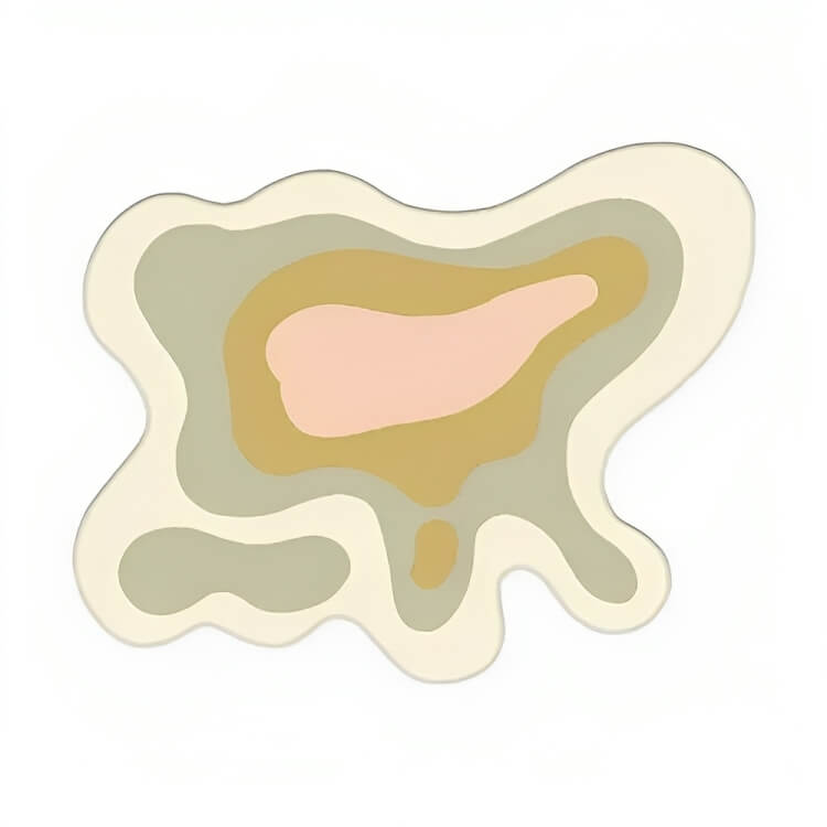 Abstrakcyjny Pastelowy Dywan z Plamkami