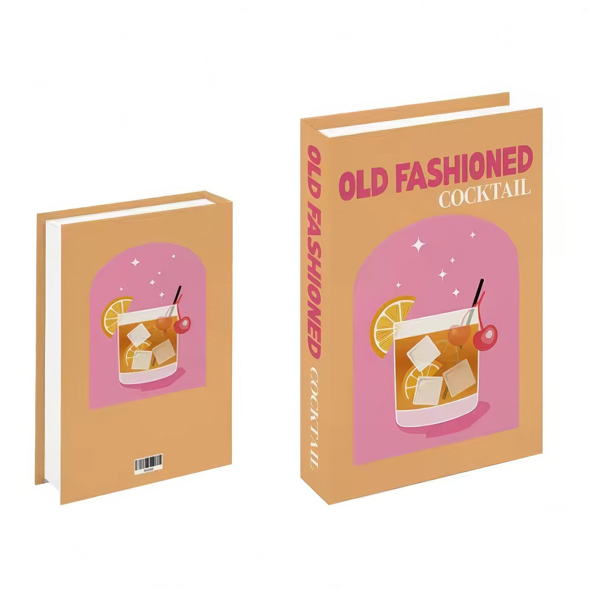 Preppy Cocktails Fałszywa Książka Pojemnik na Przechowywanie