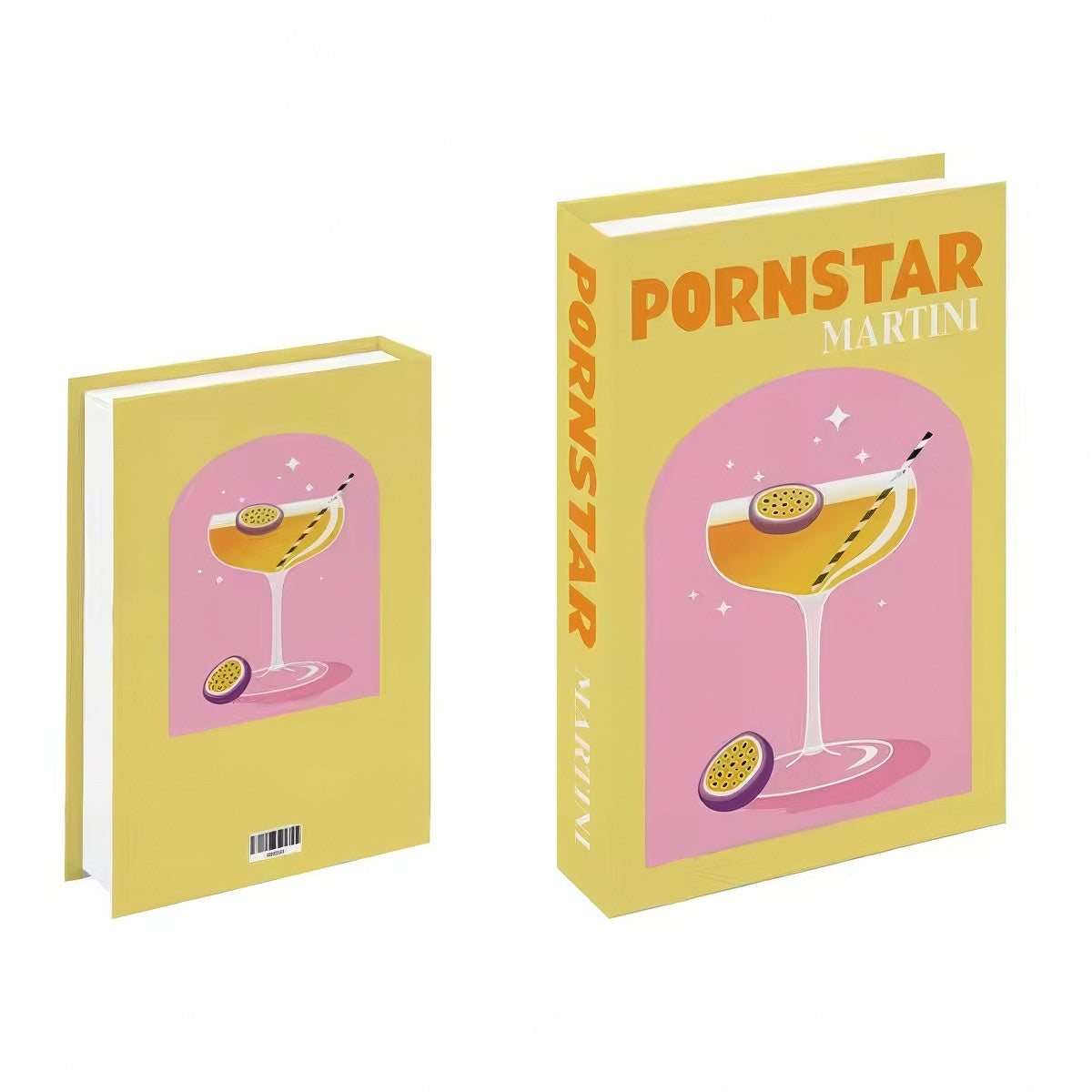 Preppy Cocktails Fałszywa Książka Pojemnik na Przechowywanie