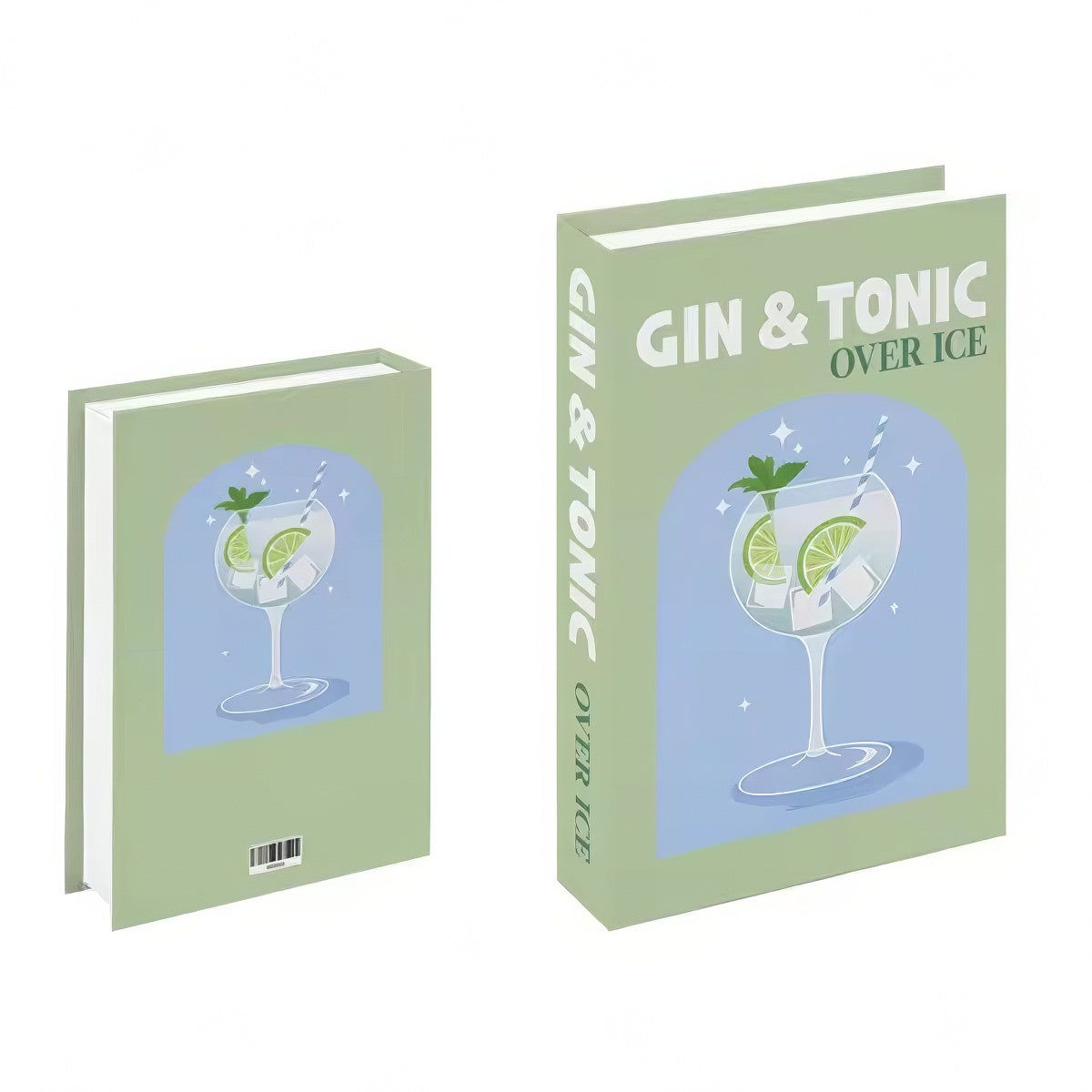 Preppy Cocktails Fałszywa Książka Pojemnik na Przechowywanie