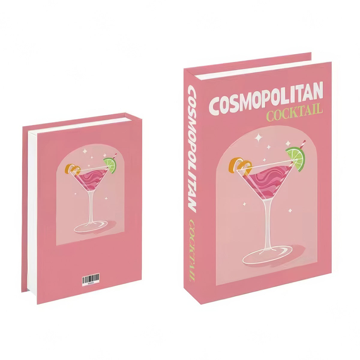 Preppy Cocktails Fałszywa Książka Pojemnik na Przechowywanie