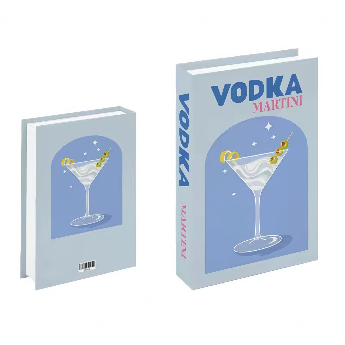 Preppy Cocktails Fałszywa Książka Pojemnik na Przechowywanie