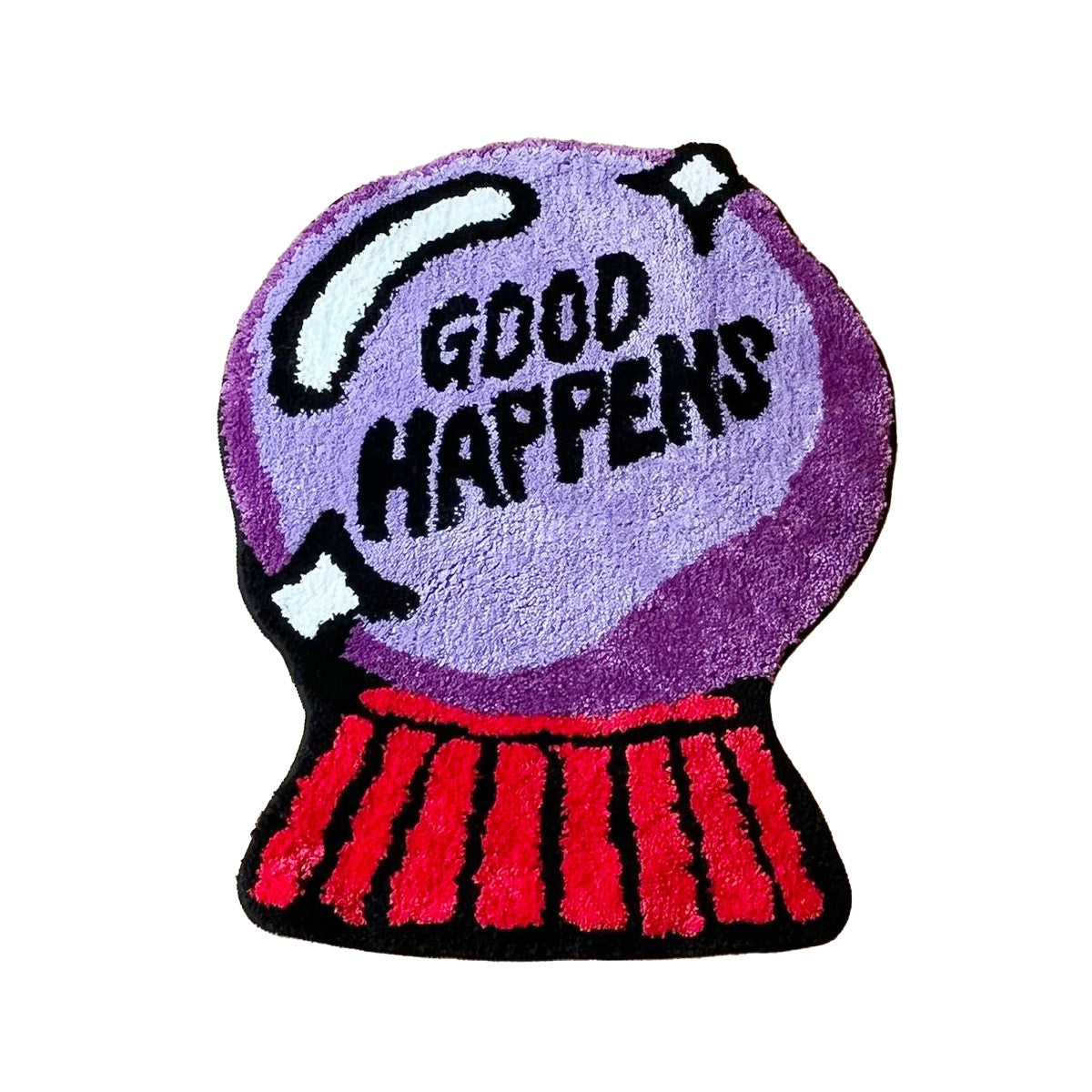 Fioletowy Magiczny Kulisty Dywanik z Uroczej Nakładki