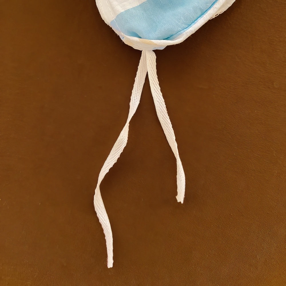 Zestaw pościeli w stylu retro z pasiastymi wzorami