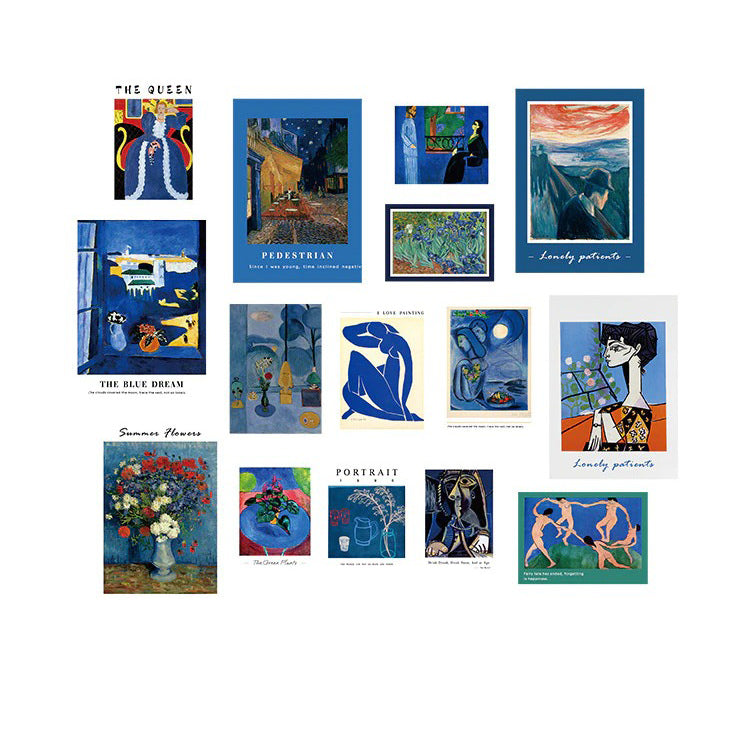 Zestaw kart z plakatami Art Hoe