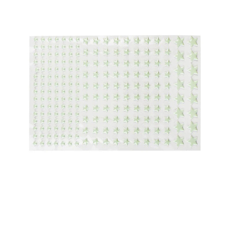 BrokatoweNaklejki z Mieniącym się Niebieskim Niebiem