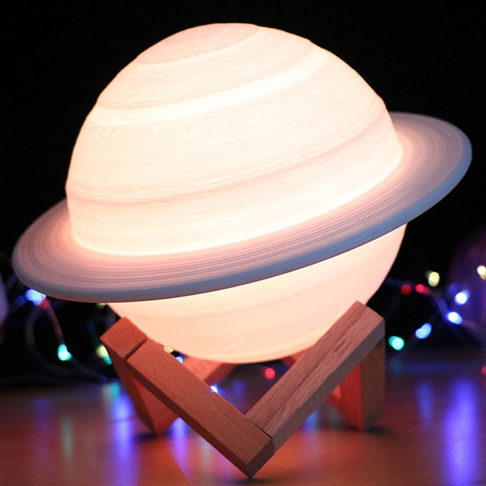 Lampka nocna Saturn Planeta