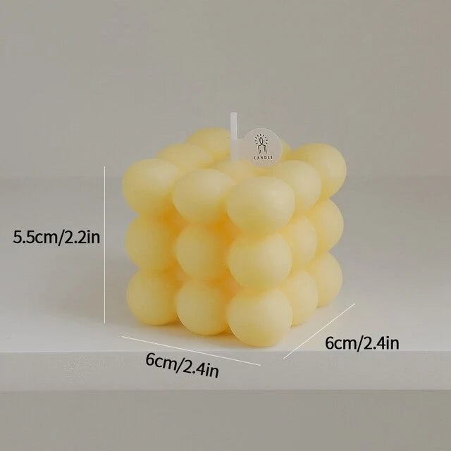 Bubble Cube Scented Candle