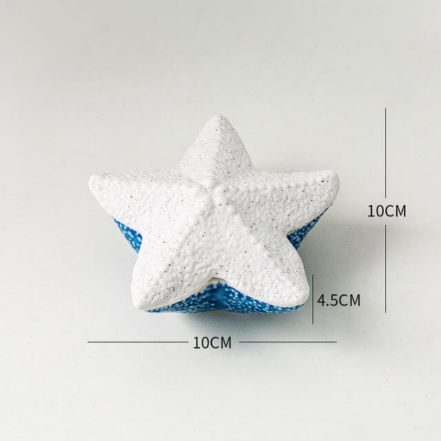 Ceramiczna taca na biżuterię w kształcie muszli