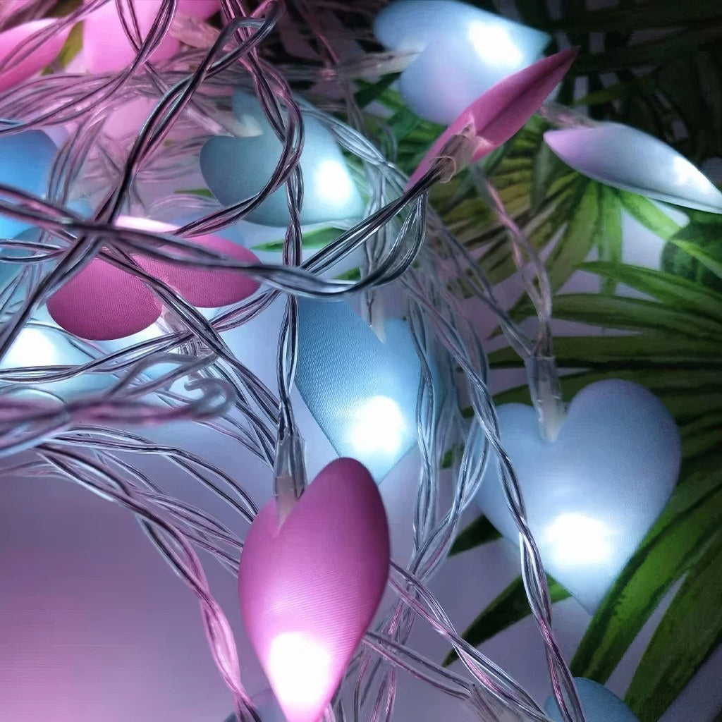 Mini Serduszka Światła Nocne