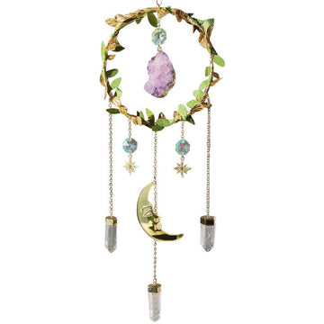 Magiczne Kryształowe Amethyst Zawieszka na Słońce