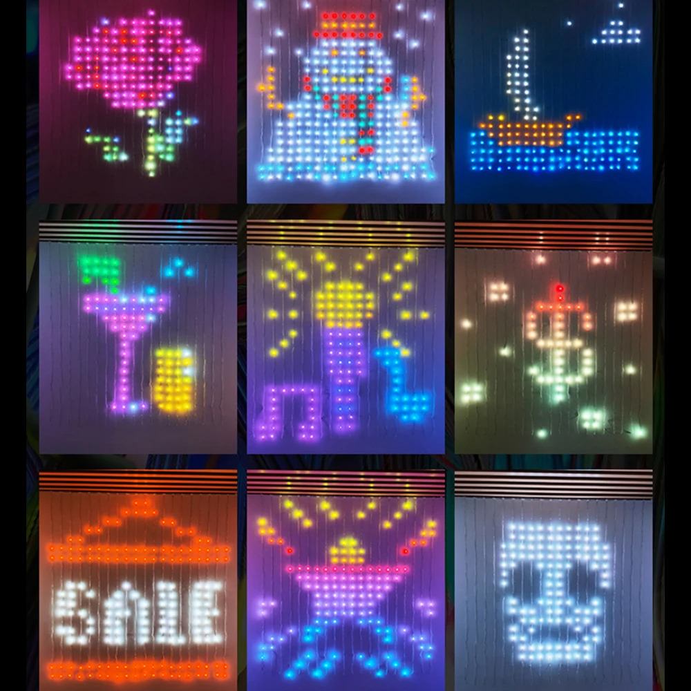 Inteligentne Światła LED do Zasłon