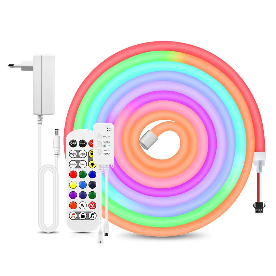 Ledy LED z neonowym sznurkiem Squiggle