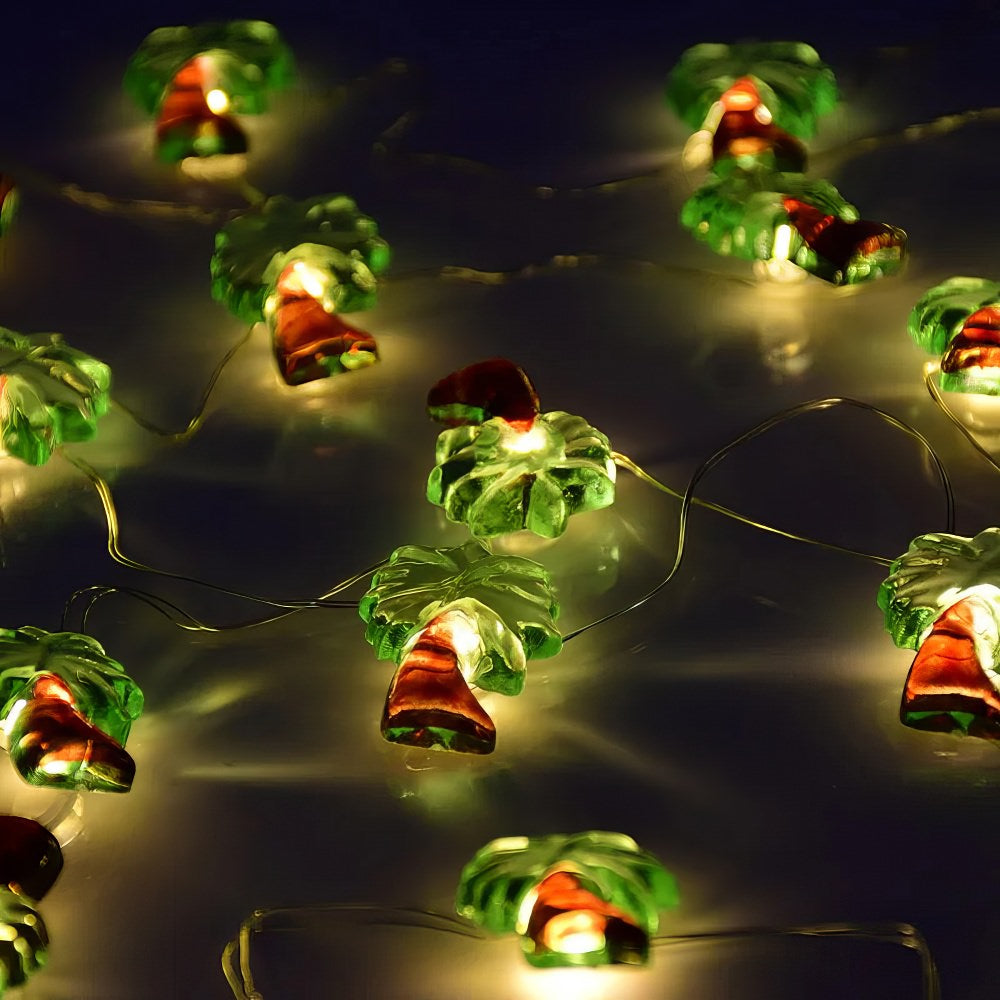 Egzotyczne świetlówki z motywem palmowych drzew