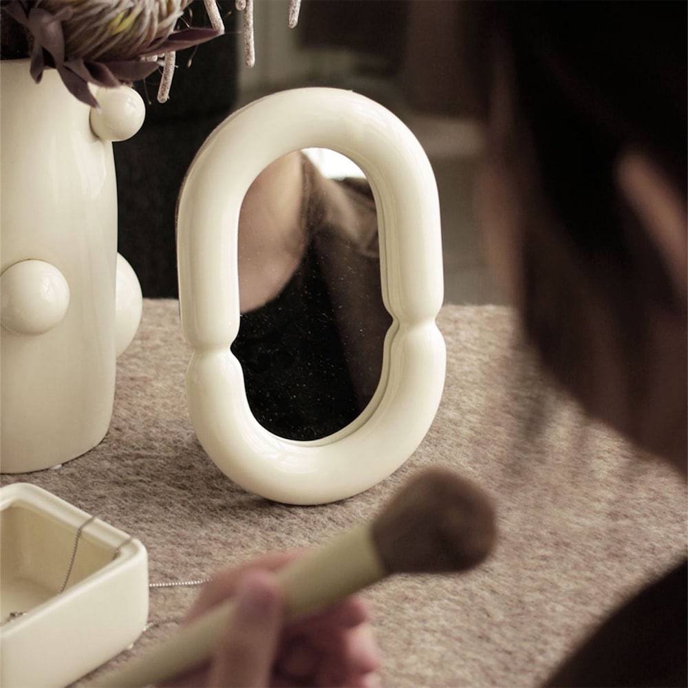 Lusterko ceramiczne do makijażu Vanilla Girl