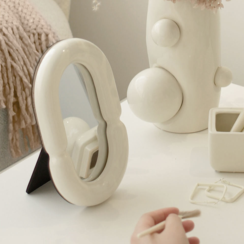 Lusterko ceramiczne do makijażu Vanilla Girl