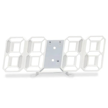 Biały Cyfrowy Budzik