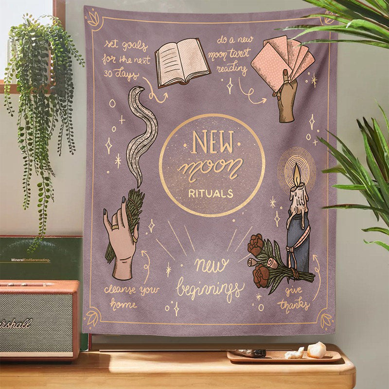 Tkanina z rytuałami Nowiu