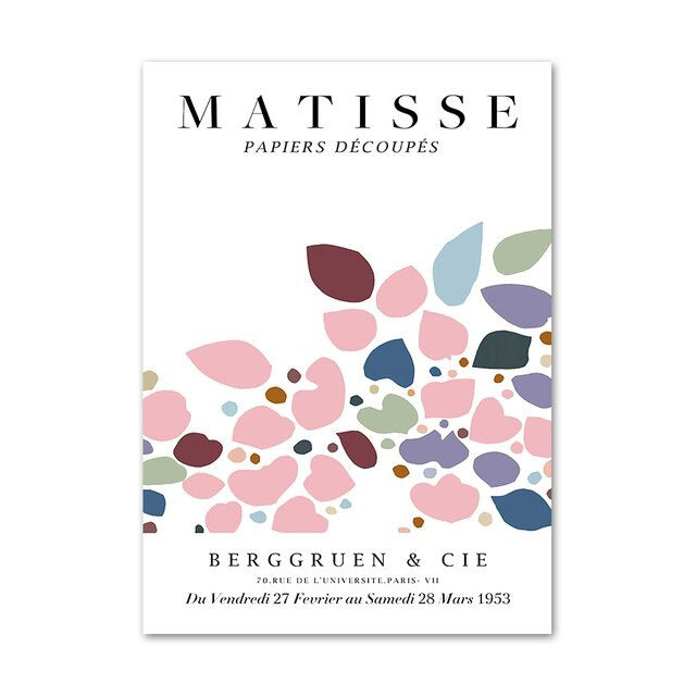 Japońskie różowe plakaty na płótnie